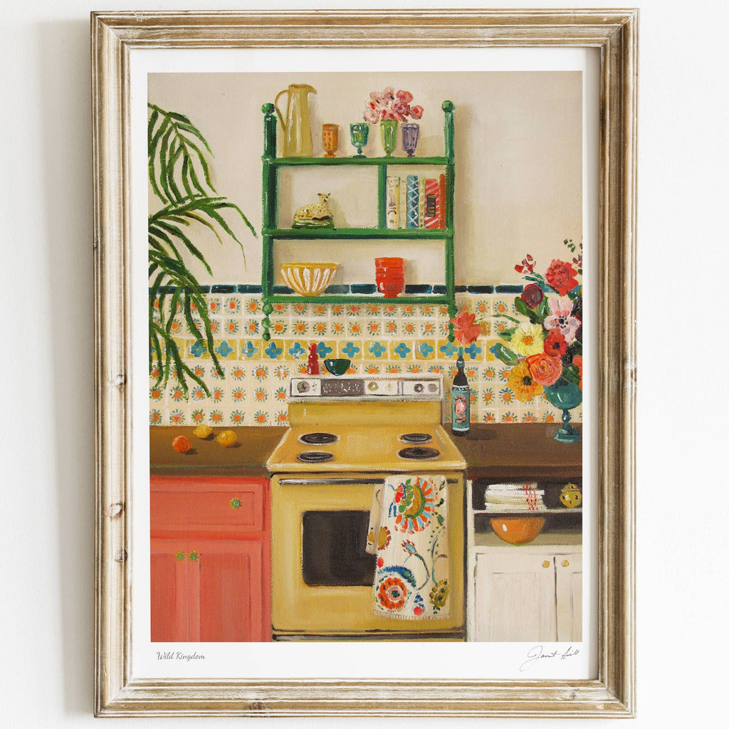 Janet Hill Art Print: Wild Kingdom - 8.5"x11" - Freshie & Zero Studio Shop