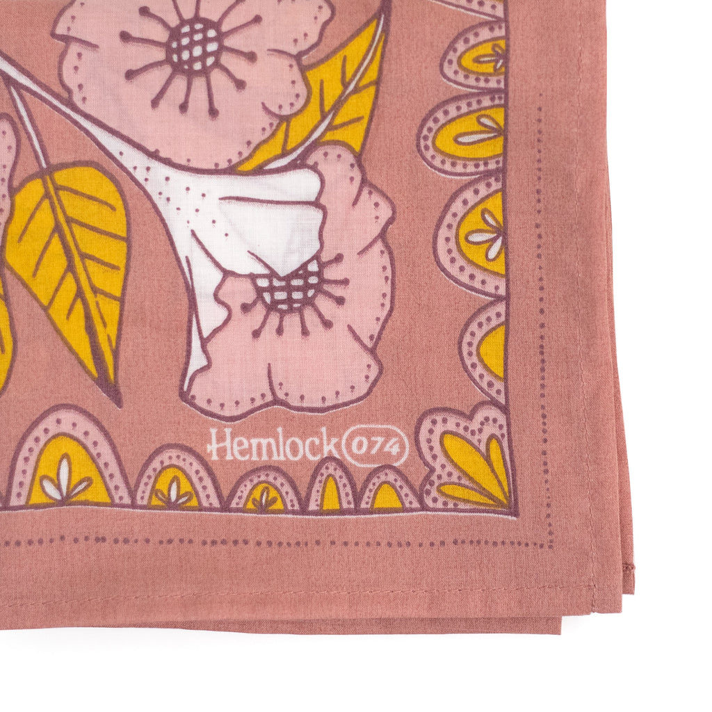 Hemlock Bandana: Evangeline Pink - Freshie & Zero Studio Shop