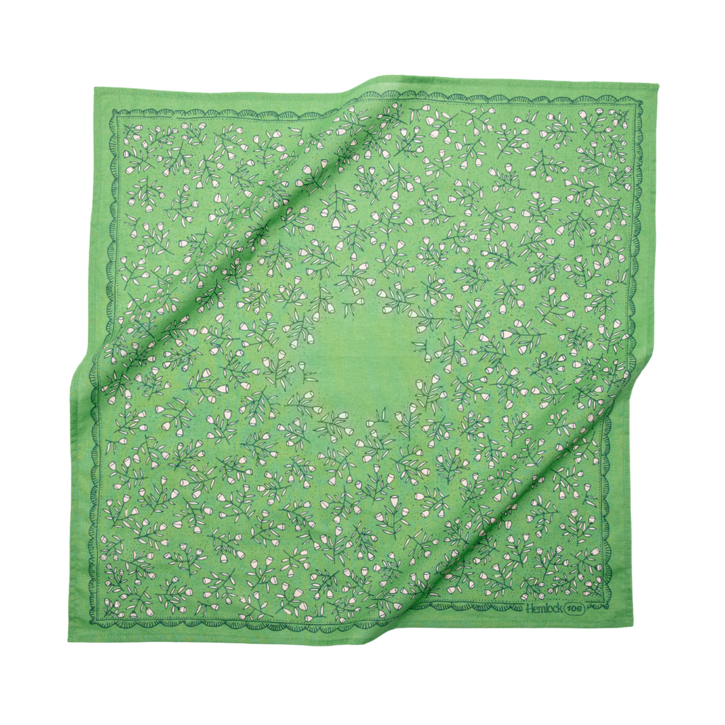 Hemlock Bandana: No. 106 Posey - Freshie & Zero Studio Shop