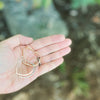 minimal hoops - fan - Freshie & Zero Studio Shop