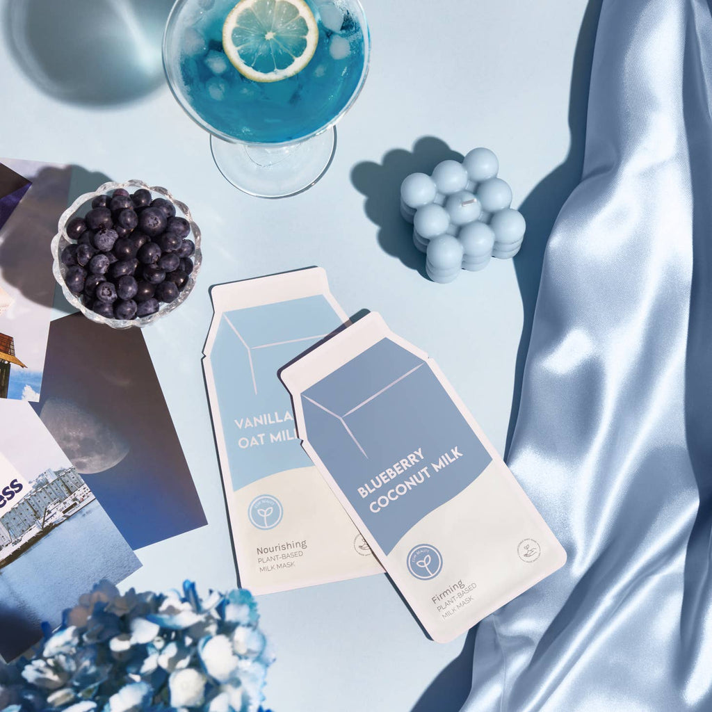 Blueberry Coconut Milk Firming Plant Based Milk Mask - Freshie & Zero Studio Shop