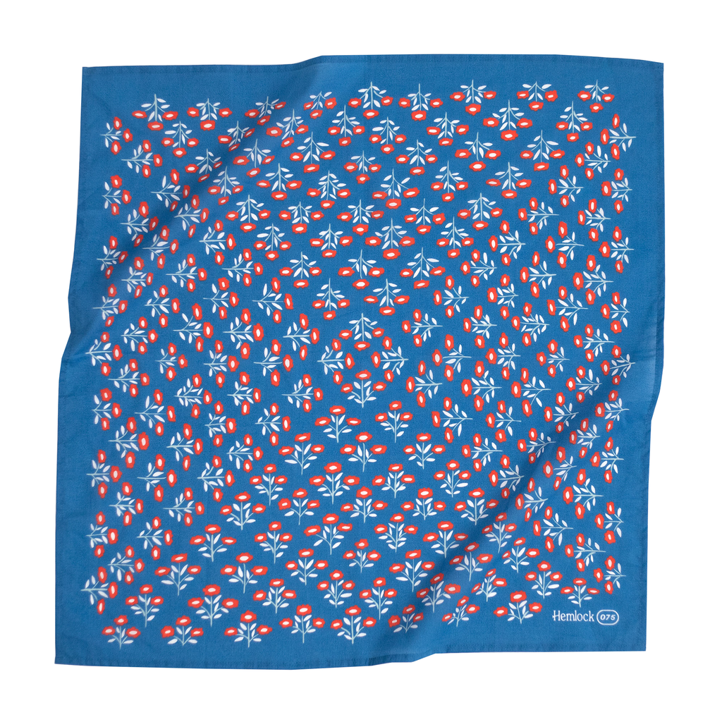 Hemlock Bandana: Juliet Blue - Freshie & Zero Studio Shop