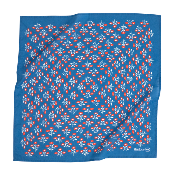 Hemlock Bandana: Juliet Blue - Freshie & Zero Studio Shop