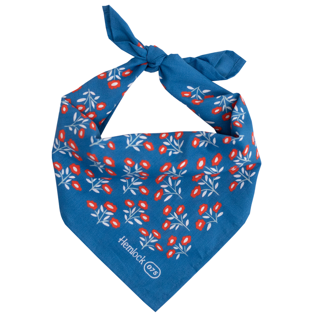 Hemlock Bandana: Juliet Blue - Freshie & Zero Studio Shop