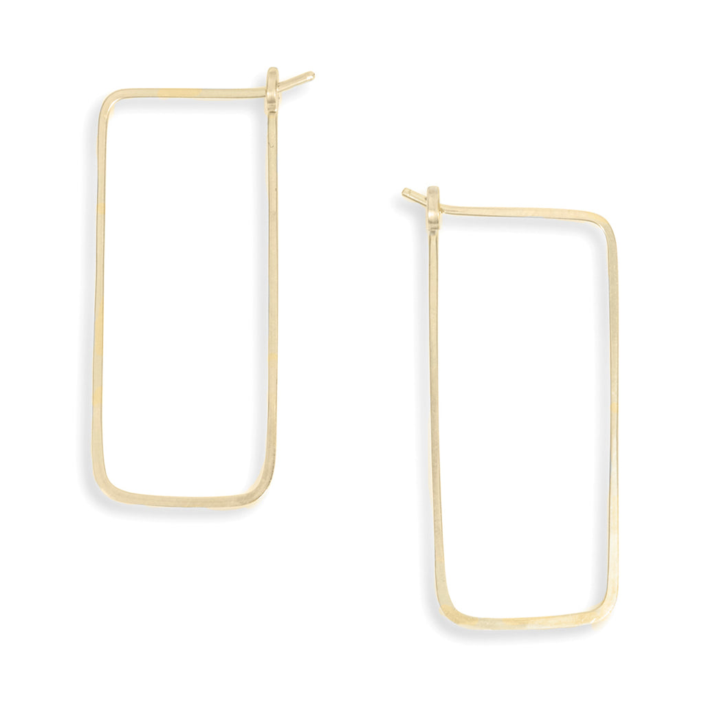 minimal hoops - rectangle - Freshie & Zero