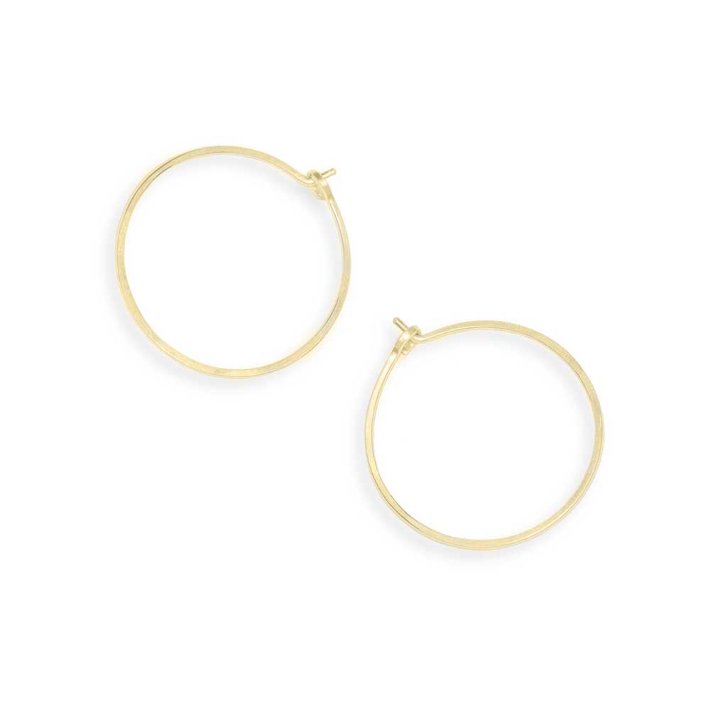 minimal hoops - small circles - Freshie & Zero