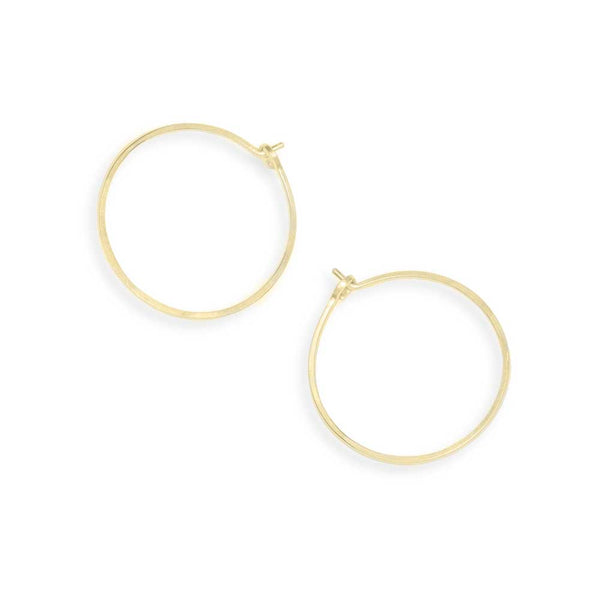 minimal hoops - small circles - Freshie & Zero