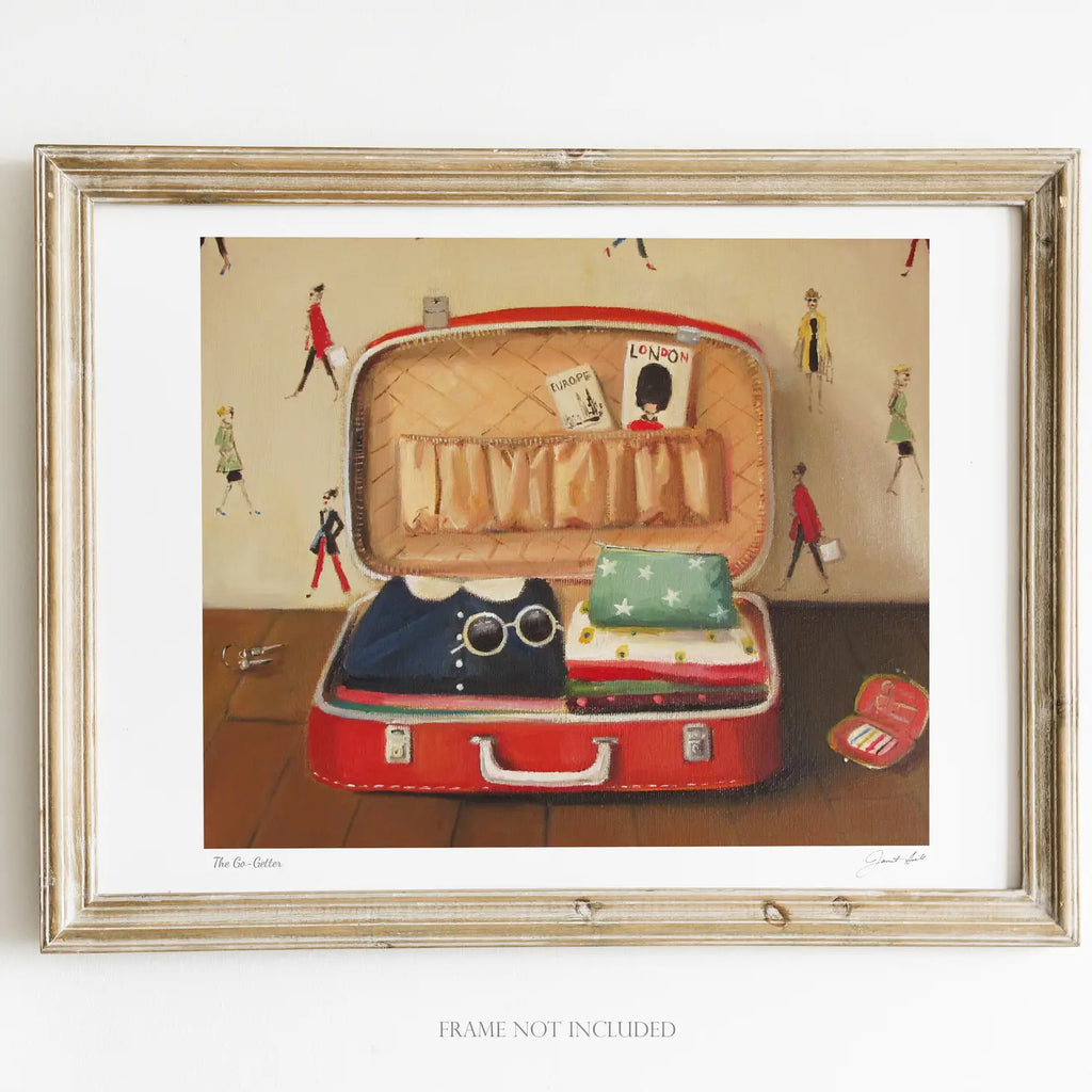 Janet Hill Art Print: The Go-Getter 8.5"x11" - Freshie & Zero Studio Shop