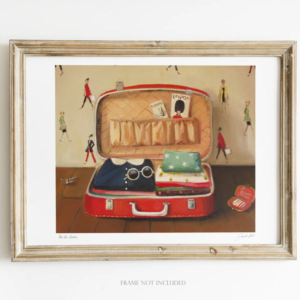 Janet Hill Art Print: The Go-Getter 8.5"x11" - Freshie & Zero Studio Shop