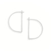 minimal half moon hoops - small - Freshie & Zero