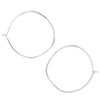 minimal organic circle hoops - large - Freshie & Zero