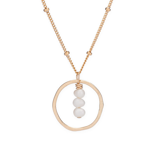 Treble Necklace - White Pearl - Freshie & Zero