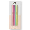 4 Bright pastel slim pens - Freshie & Zero Studio Shop