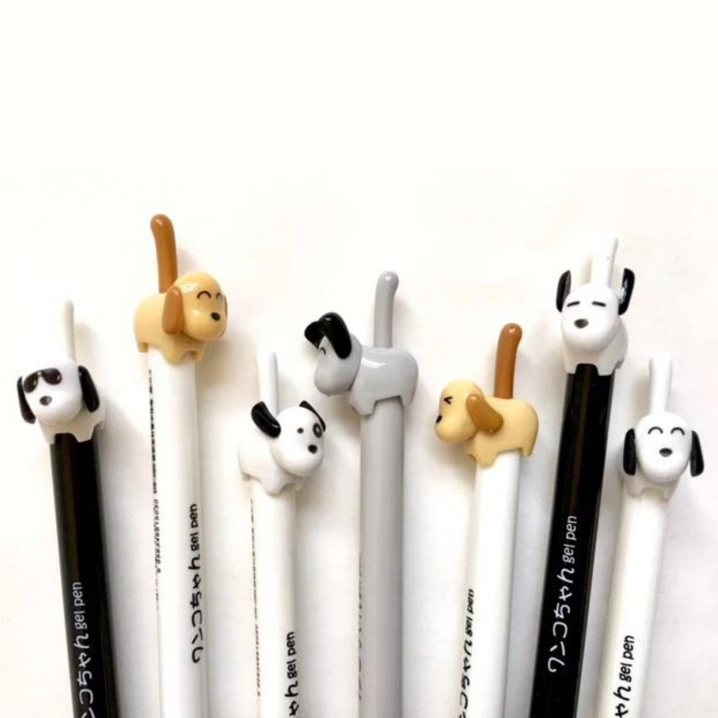 Dog Tail Gel Pens - Freshie & Zero Studio Shop