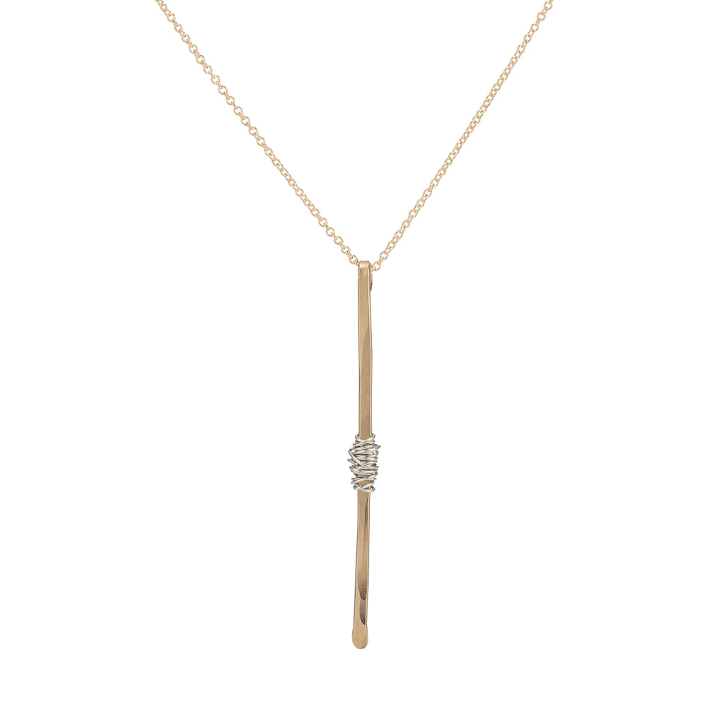 Stitched Stem Necklace - Freshie & Zero Studio Shop