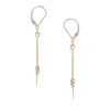 Small Stitched Stem Earrings - Freshie & Zero Studio Shop