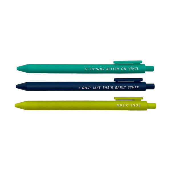 Pens for Music Snobs - Freshie & Zero Studio Shop