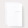 This Card Listens by Noat Paper - Freshie & Zero