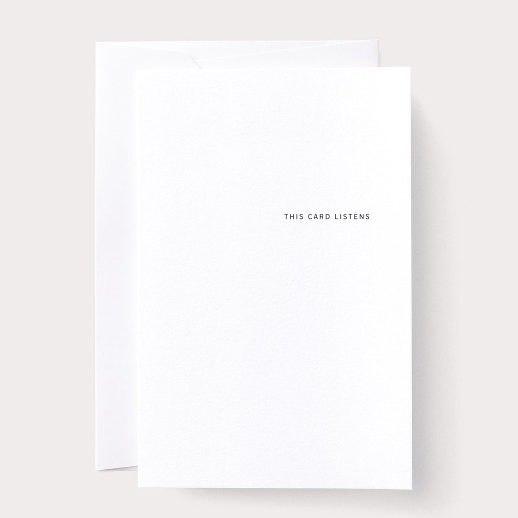 This Card Listens by Noat Paper - Freshie & Zero