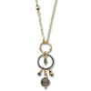 Portico Labradorite Mixed Gold Chains Necklace - Freshie & Zero