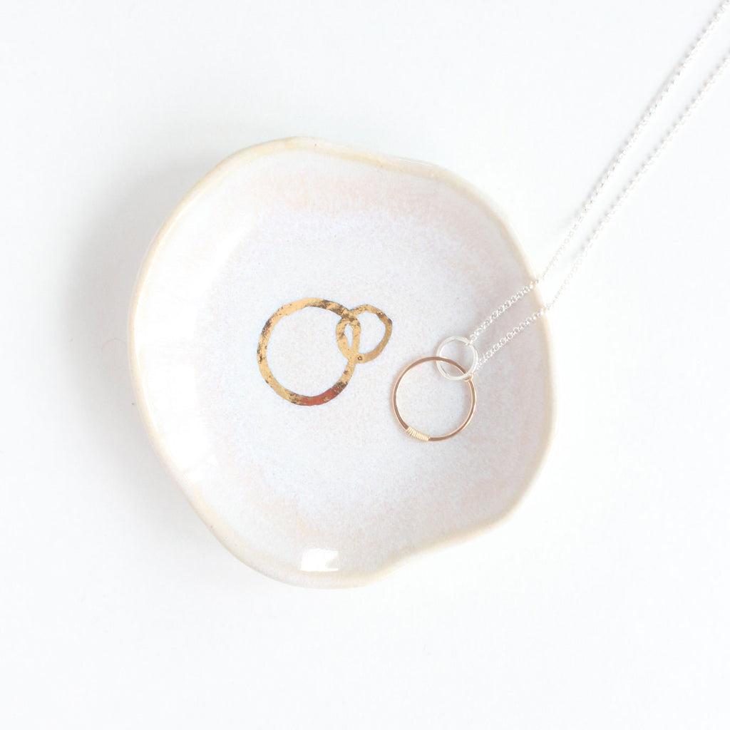 Ceramic Trinket Tray - Links of Love - Freshie & Zero