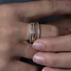 Diamond Dusted Stacking Ring: Super Skinny - Freshie & Zero