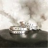 Warrior: Hand Stamped Message Stacking Ring - Freshie & Zero Studio Shop