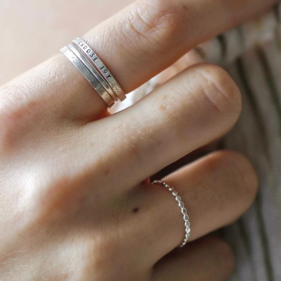 Sparkle Stacking Ring - Freshie & Zero Studio Shop