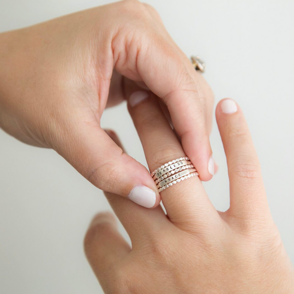 Sparkle Stacking Ring - Freshie & Zero Studio Shop