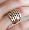 Breathe: Hand Stamped Message Stacking Ring - Freshie & Zero