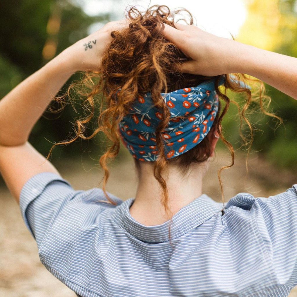 Hemlock Bandana: Juliet Blue - Freshie & Zero Studio Shop