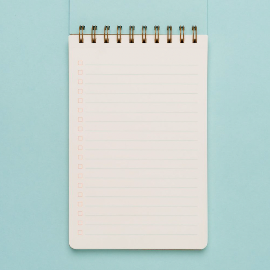 Task Pad Notebook by Shorthand Press: Pool - Freshie & Zero Studio Shop