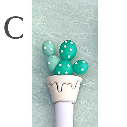 Cute Cactus Gel Pens - Freshie & Zero Studio Shop