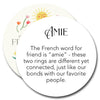 inky amie necklace - best friends - Freshie & Zero Studio Shop