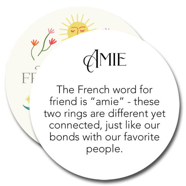 inky amie necklace - best friends - Freshie & Zero Studio Shop