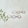 Audrey Earrings - White Pearl - Freshie & Zero Studio Shop