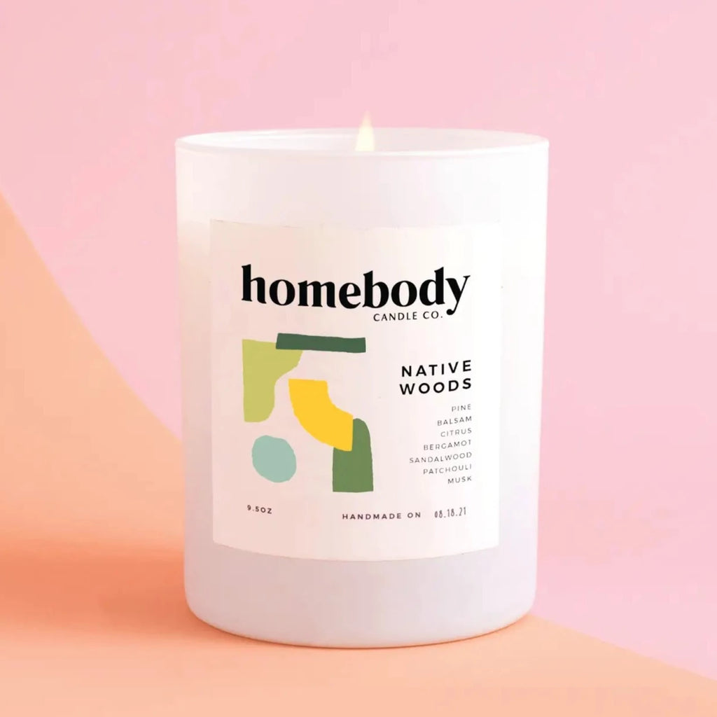Native Woods • burn + bloom candle - Freshie & Zero Studio Shop