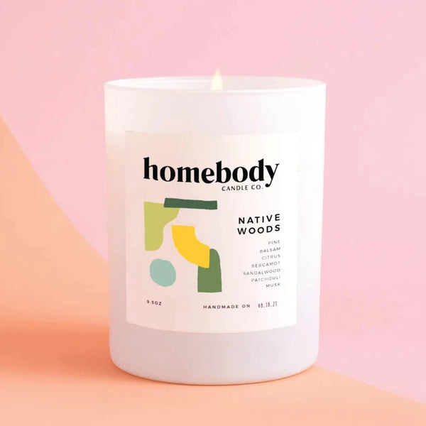 Native Woods • burn + bloom candle - Freshie & Zero Studio Shop
