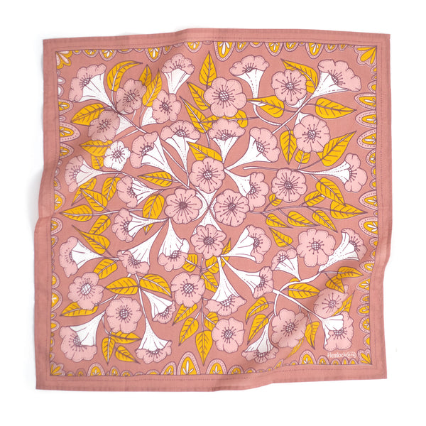 Hemlock Bandana: Evangeline Pink - Freshie & Zero Studio Shop