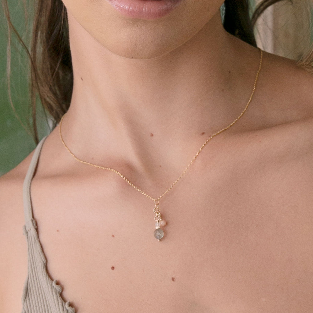chloe labradorite necklace - Freshie & Zero Studio Shop