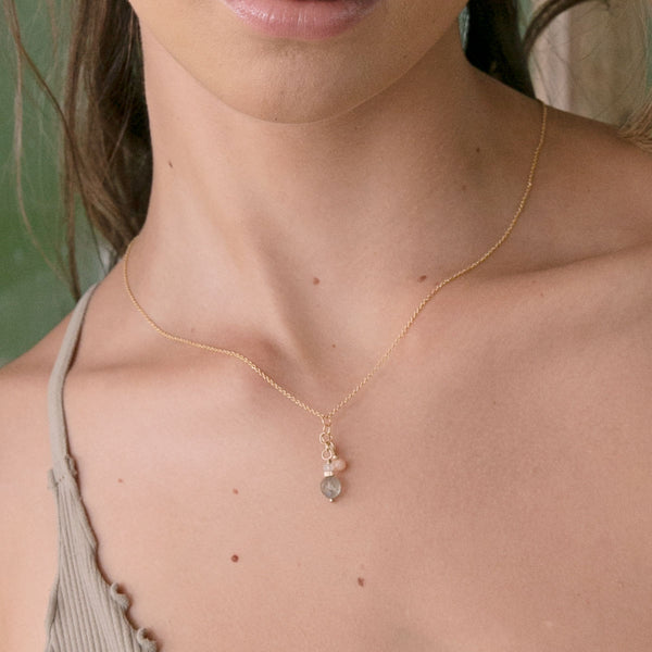 chloe labradorite necklace - Freshie & Zero Studio Shop