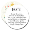 hustle necklace - boss lady - Freshie & Zero Studio Shop