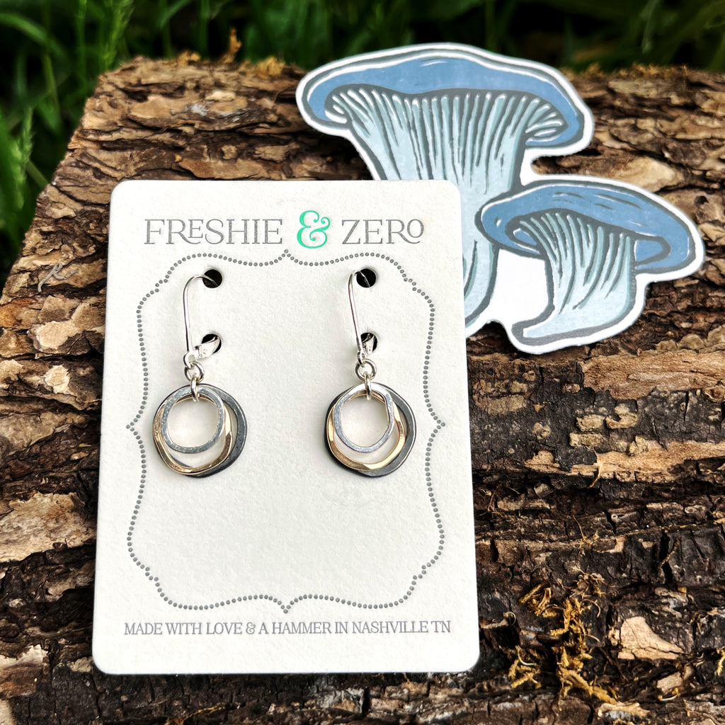 mixed mini caldera earrings - Freshie & Zero Studio Shop