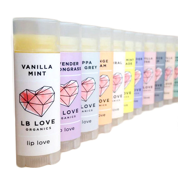 LB Love Organic Lip Balms - Freshie & Zero Studio Shop