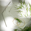 minimal hoops - large circles - Freshie & Zero Studio Shop