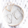 minimal half moon hoops - large - Freshie & Zero