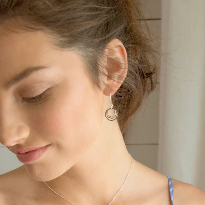 mixed mini caldera earrings - Freshie & Zero Studio Shop