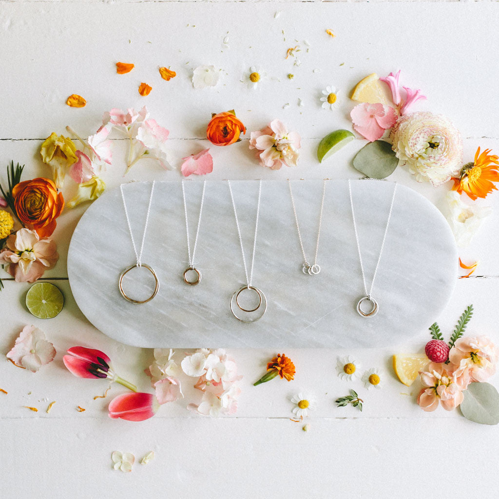 river rocks necklace - Freshie & Zero