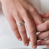 Breathe: Hand Stamped Message Stacking Ring - Freshie & Zero