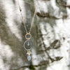 Portico Labradorite Mixed Gold Chains Necklace - Freshie & Zero Studio Shop